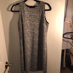 Aqua - Black and White Shift Dress NEVER WORN